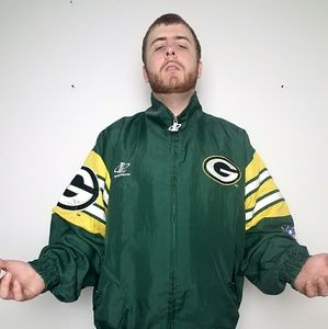 Vintage Crisp Green Bay Packers Jacket BIG PATCHES